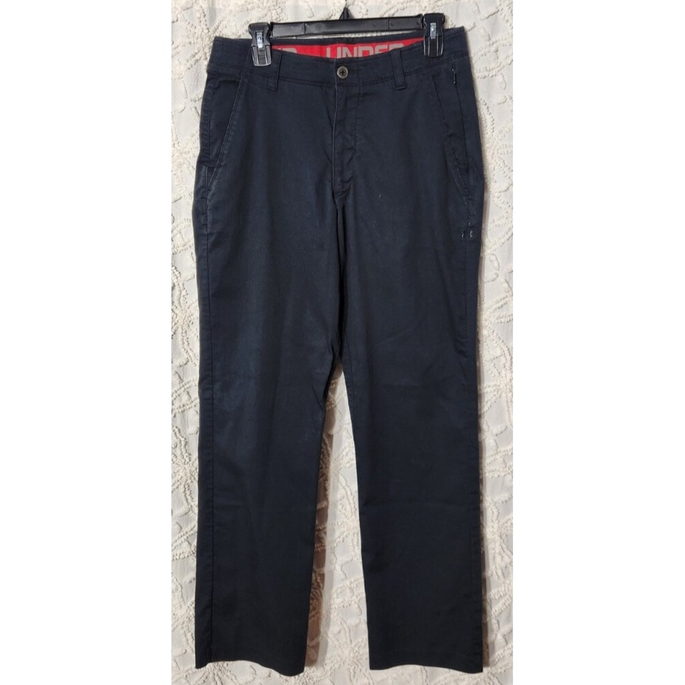 Under Armour Men's Dress Pants Size 32x32 Gray Golf‎ Performance Stretch Comfort